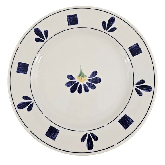 Oneida Spring Daisy Majesticware 8” Ceramic Salad Luncheon Plates – Set of 4 - Picture 3 of 11